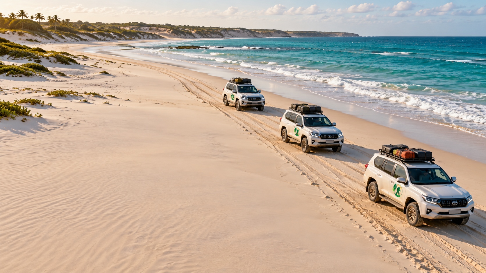 Passeio em veículo 4x4 no litoral de Jericoacoara